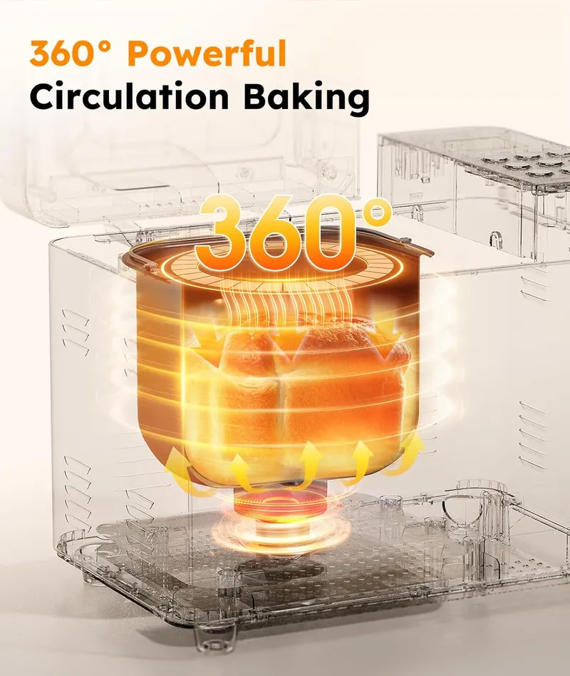 OSIPOTO Automatic Stainless Steel Bread Machine